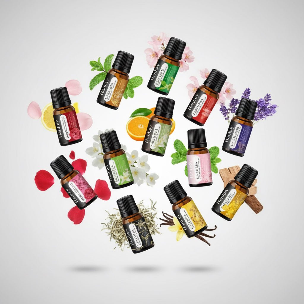 Lumora™ Ultimate Aroma Collection – Set 12 Uleiuri Esențiale Premium (10ml)