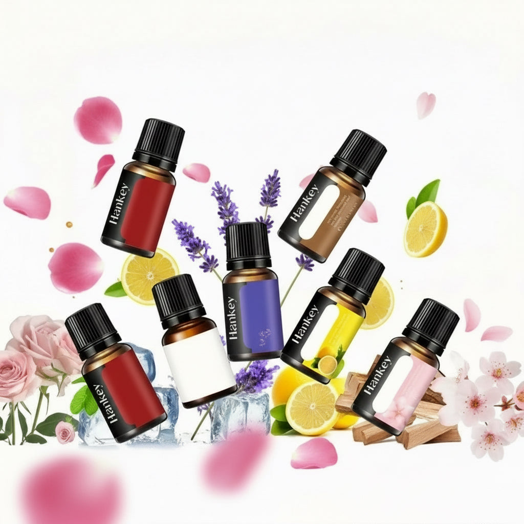 Lumora™ Aroma Essence Set – 6 Uleiuri Esențiale Premium (10ml)